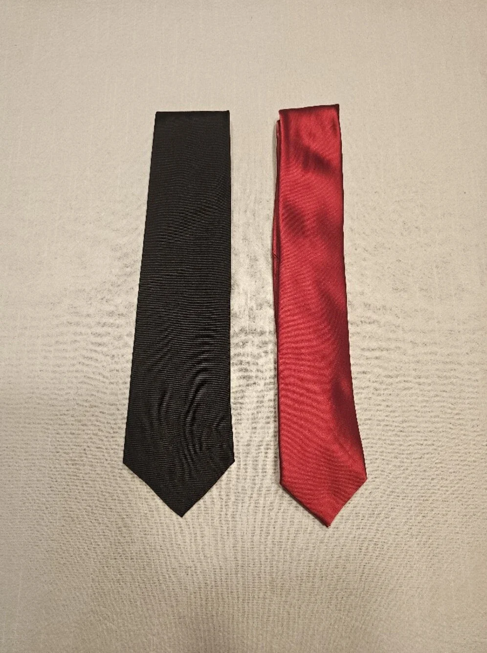 Statement Tie Lot Of 2 Red Black